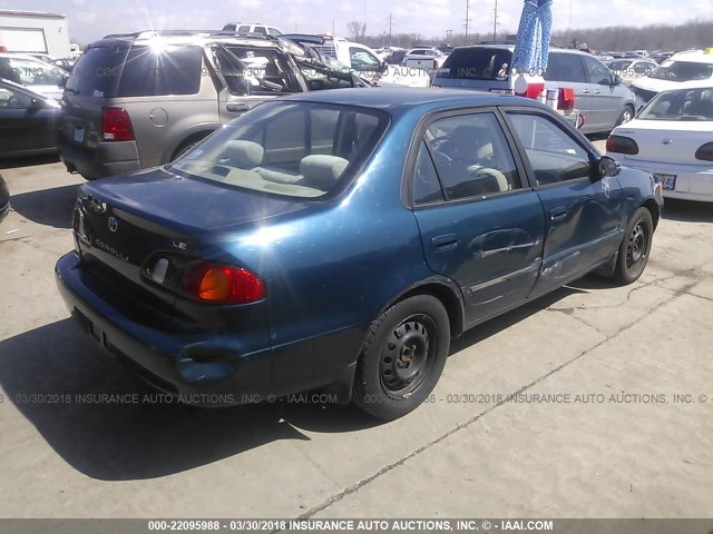 2T1BR18E5WC078499 - 1998 TOYOTA COROLLA VE/CE/LE BLUE photo 4