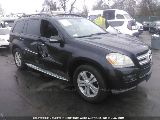 4JGBF71E48A439729 - 2008 MERCEDES-BENZ GL 450 4MATIC BLACK photo 1