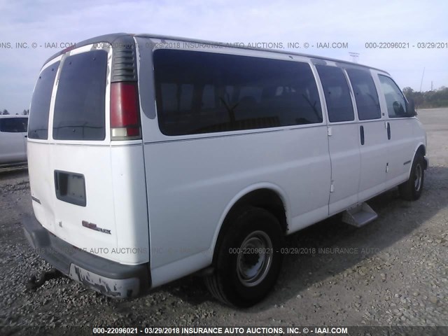 1GJHG39RXV1106256 - 1997 GMC SAVANA G3500 WHITE photo 4