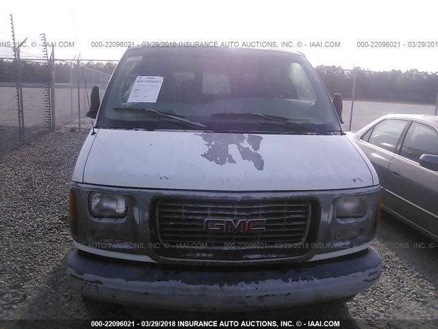 1GJHG39RXV1106256 - 1997 GMC SAVANA G3500 WHITE photo 6