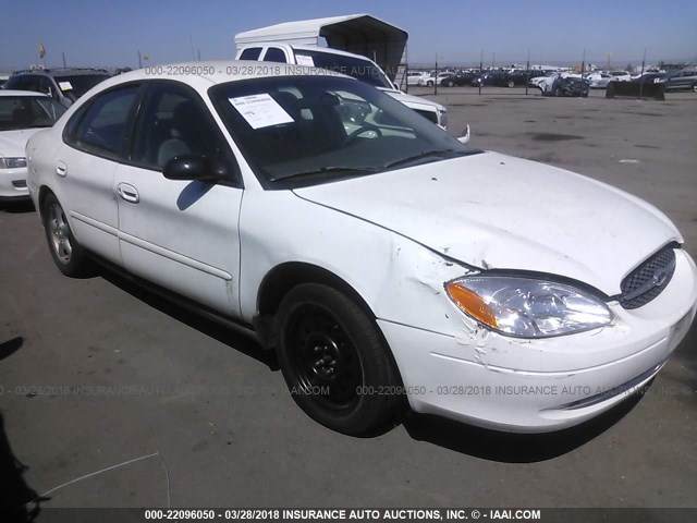 1FAFP55S21A294385 - 2001 FORD TAURUS SES WHITE photo 1