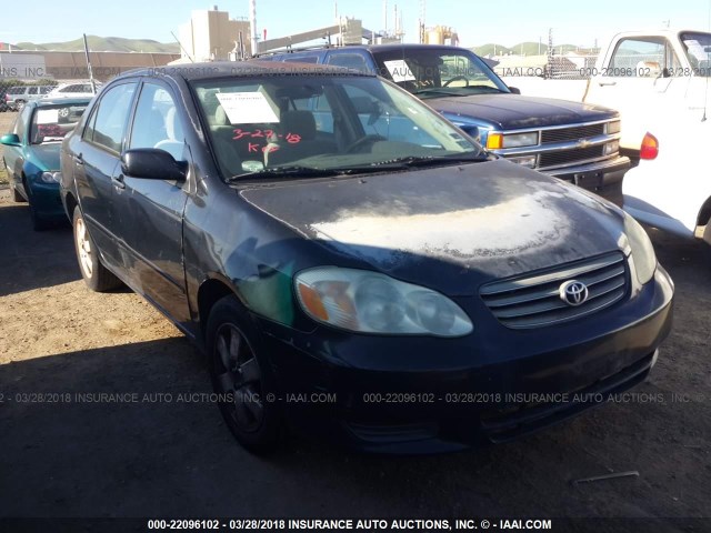 1NXBR32E83Z003343 - 2003 TOYOTA COROLLA CE/LE/S BEIGE photo 1