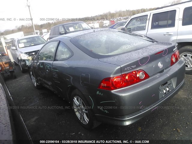 JH4DC54896S002167 - 2006 ACURA RSX GREEN photo 3