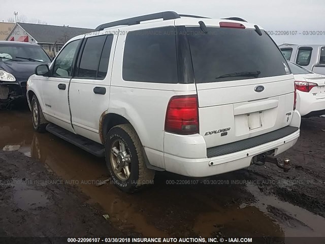 1FMZU73W95UA27052 - 2005 FORD EXPLORER XLT/XLT SPORT/NBX WHITE photo 3