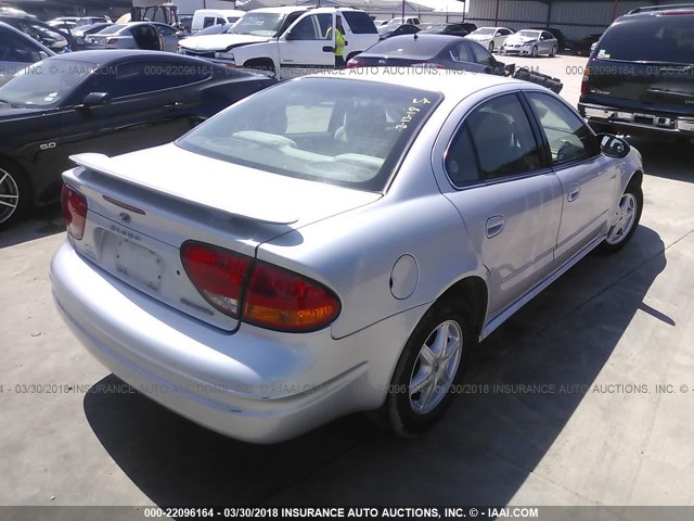 1G3NL52F04C216978 - 2004 OLDSMOBILE ALERO GL SILVER photo 4