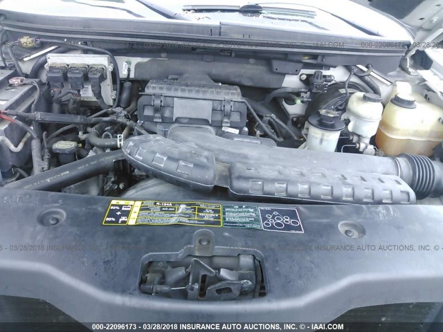 1FTPW14554KB29290 - 2004 FORD F150 SUPERCREW SILVER photo 10
