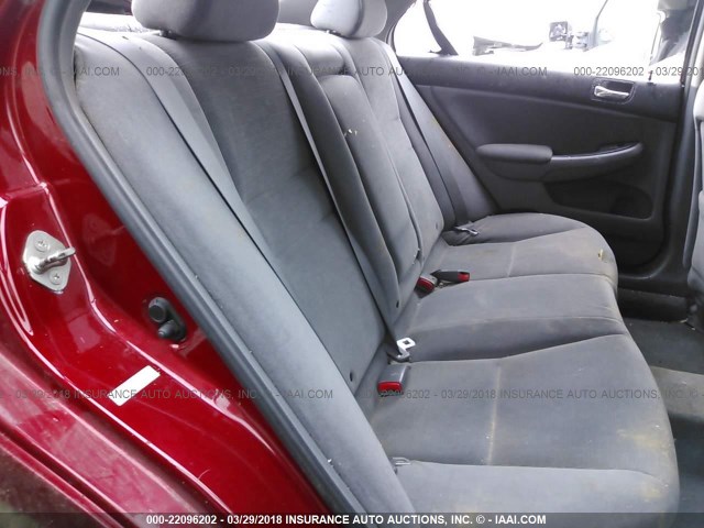 1HGCM66437A089003 - 2007 HONDA ACCORD SE MAROON photo 8