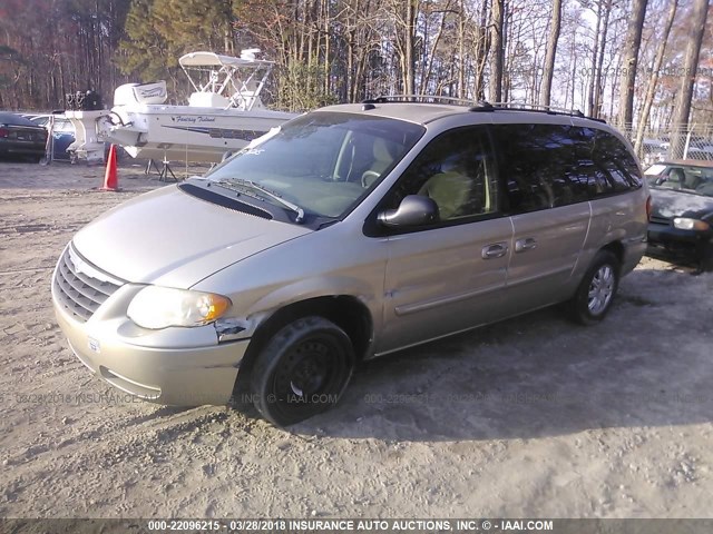 2C4GP54LX5R417277 - 2005 CHRYSLER TOWN & COUNTRY TOURING GOLD photo 2