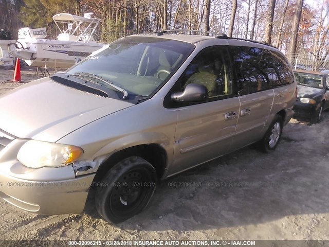 2C4GP54LX5R417277 - 2005 CHRYSLER TOWN & COUNTRY TOURING GOLD photo 6