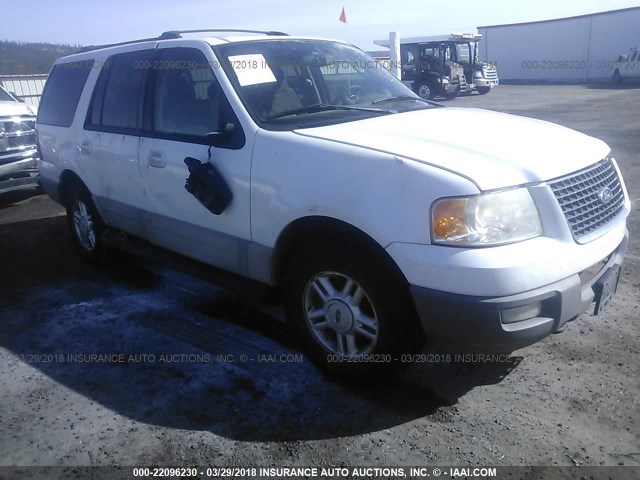 1FMPU16W73LB69953 - 2003 FORD EXPEDITION XLT WHITE photo 1