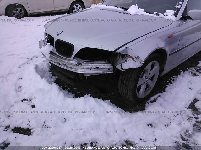 WBAEW53445PN37109 - 2005 BMW 330 XI SILVER photo 6