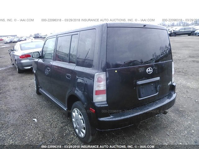 JTLKT334664045191 - 2006 TOYOTA SCION XB შავი ფოტო 3