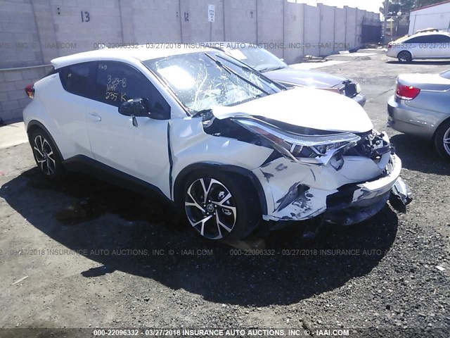 NMTKHMBX4JR015794 - 2018 TOYOTA C-HR XLE/XLE PREMIUM WHITE photo 1