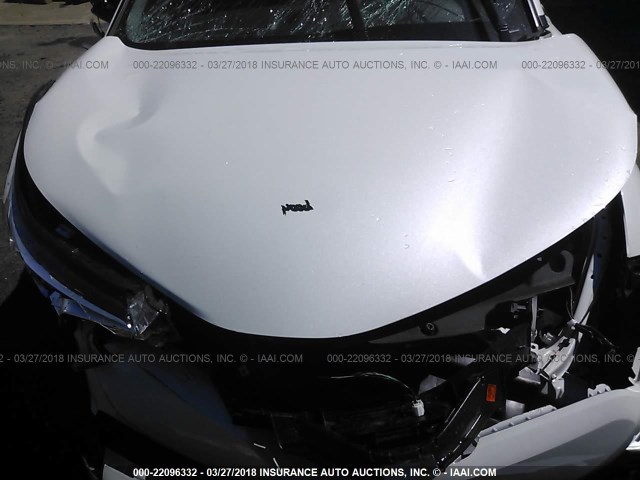 NMTKHMBX4JR015794 - 2018 TOYOTA C-HR XLE/XLE PREMIUM WHITE photo 10