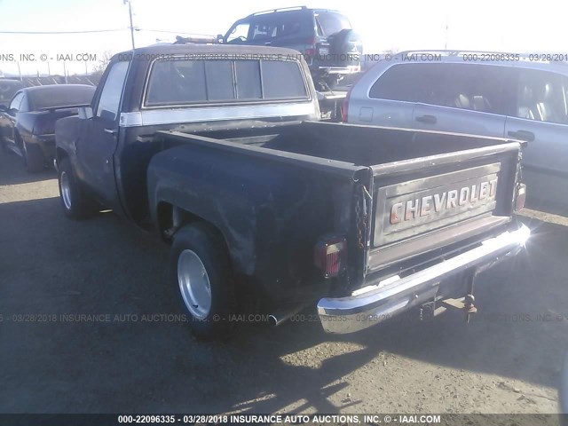 1GCDC14F9BZ141905 - 1981 CHEVROLET C10 BROWN photo 3