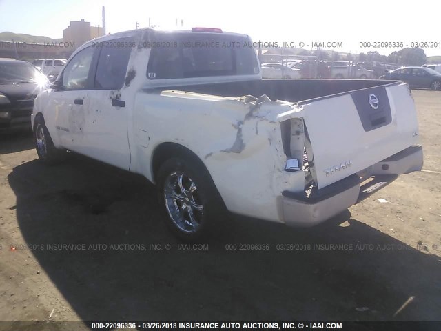 1N6AA07A97N245535 - 2007 NISSAN TITAN XE/SE/LE WHITE photo 3