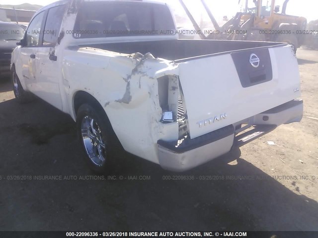 1N6AA07A97N245535 - 2007 NISSAN TITAN XE/SE/LE WHITE photo 6