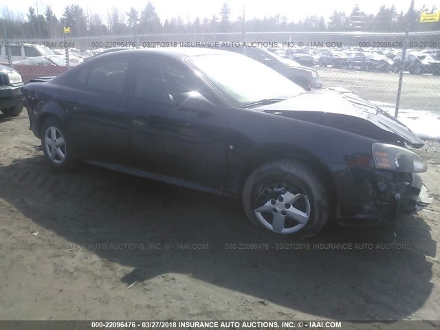 2G2WP552171100186 - 2007 PONTIAC GRAND PRIX BLACK photo 1
