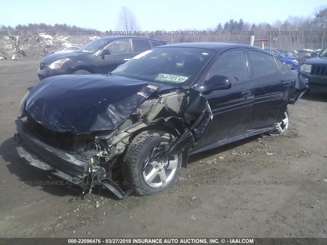 2G2WP552171100186 - 2007 PONTIAC GRAND PRIX BLACK photo 2