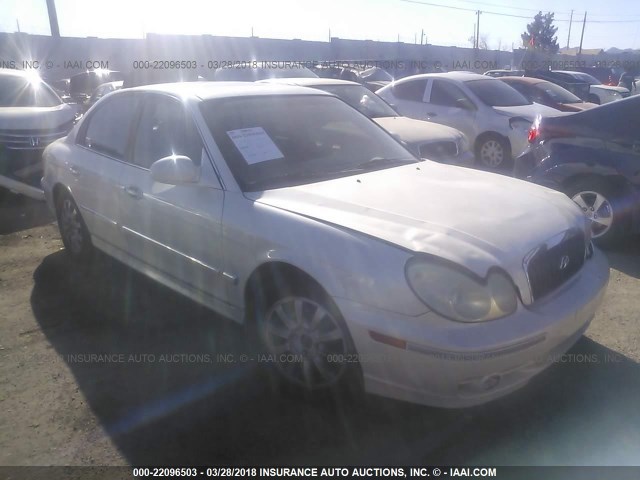 KMHWF35H24A970453 - 2004 HYUNDAI SONATA GLS/LX WHITE photo 1