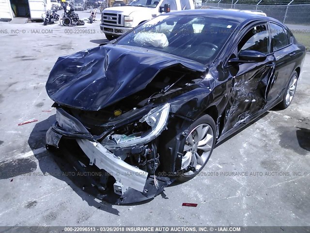 1C3CCCBB0FN659779 - 2015 CHRYSLER 200 S BLACK photo 6