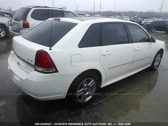 1G1ZT61826F192378 - 2006 CHEVROLET MALIBU MAXX LT WHITE photo 4