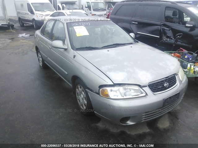 3N1CB51D92L685145 - 2002 NISSAN SENTRA XE/GXE GRAY photo 1