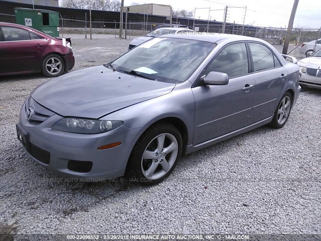 1YVHP80C175M38394 - 2007 MAZDA 6 I GRAY photo 2