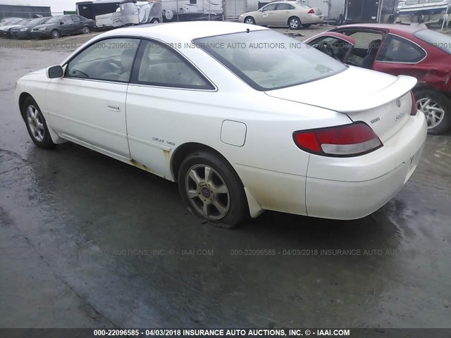 2T1CF22P1XC131858 - 1999 TOYOTA CAMRY SOLARA SE/SLE თეთრი ფოტო 3