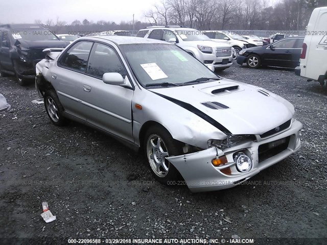 JF1GC6751YH500522 - 2000 SUBARU IMPREZA RS SILVER photo 1