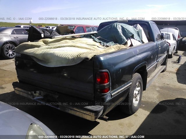 1B7HC16Y2TJ201555 - 1996 DODGE RAM 1500 GREEN photo 4