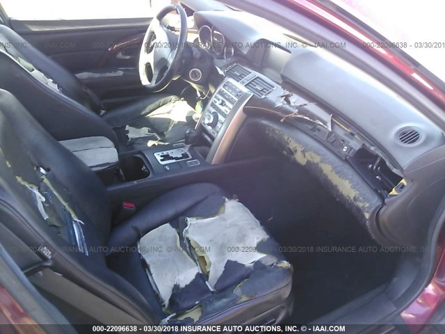 JH4KB16536C002472 - 2006 ACURA RL BURGUNDY photo 5