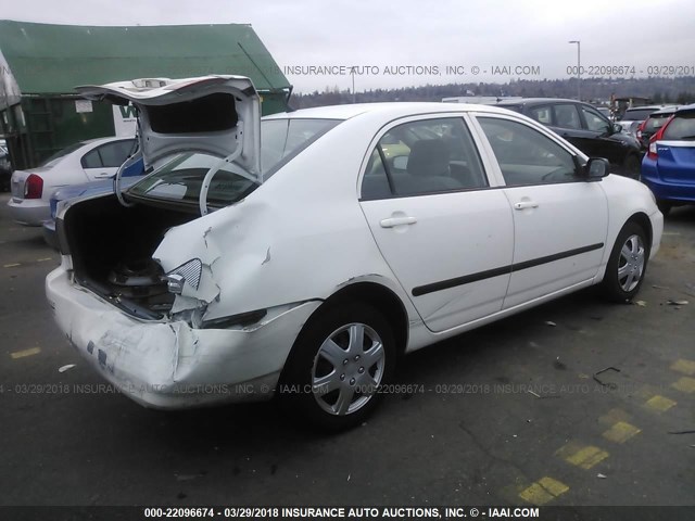 1NXBR32E77Z780750 - 2007 TOYOTA COROLLA CE/LE/S WHITE photo 4