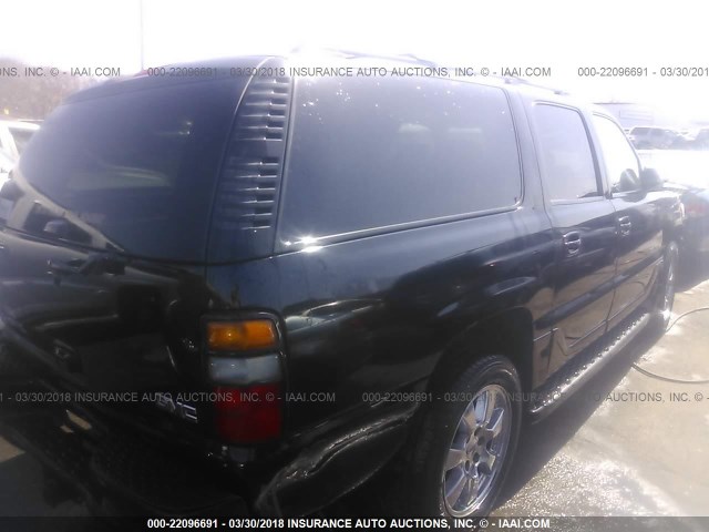 1GKFK66U55J250535 - 2005 GMC YUKON XL DENALI BLACK photo 4