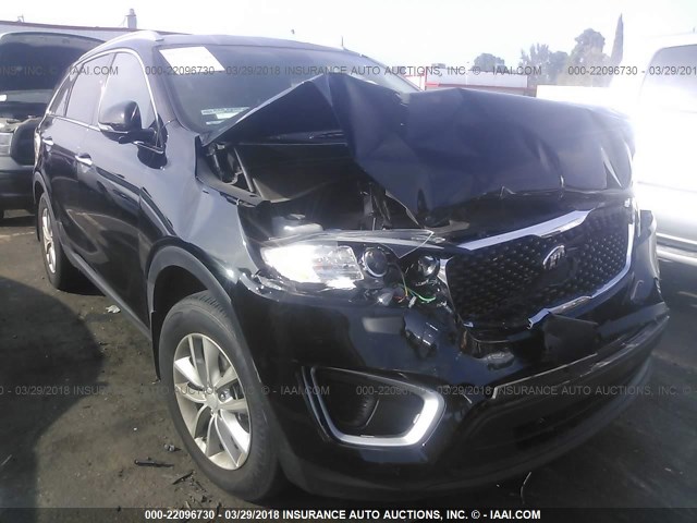 5XYPG4A30HG288649 - 2017 KIA SORENTO LX/L BLACK photo 1