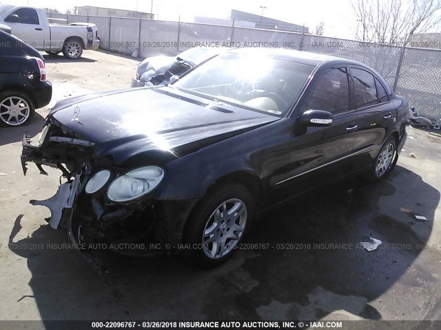 WDBUF65J63A230076 - 2003 MERCEDES-BENZ E 320 BLACK photo 2