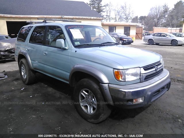 JT3HN86R910324370 - 2001 TOYOTA 4RUNNER SR5 Light Blue photo 1