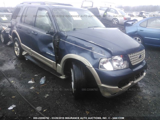 1FMDU74W35UB66540 - 2005 FORD EXPLORER EDDIE BAUER BLUE photo 6