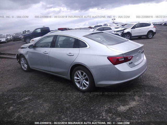 1G1ZD5ST1JF157138 - 2018 CHEVROLET MALIBU LT SILVER photo 3