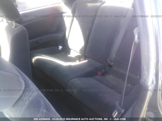 1HGEM21185L032649 - 2005 HONDA CIVIC DX VP BLACK photo 8