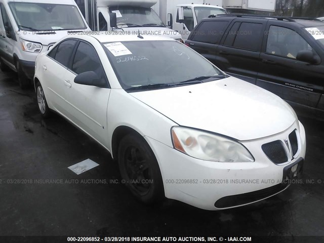 1G2ZG57B184276638 - 2008 PONTIAC G6 SE WHITE photo 1