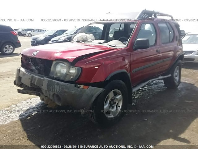 5N1ED28T32C603901 - 2002 NISSAN XTERRA XE/SE MAROON photo 2