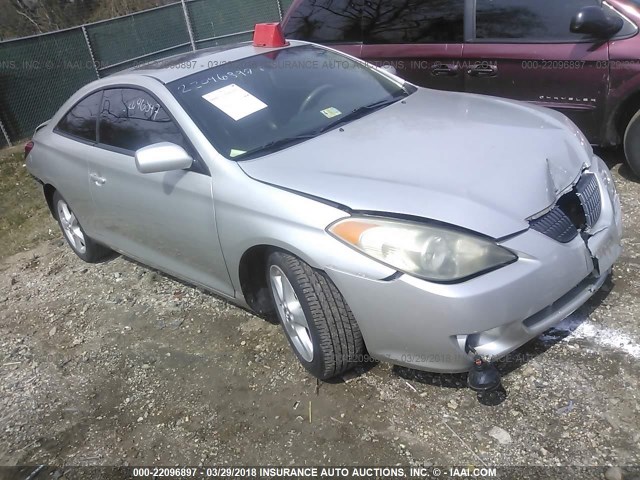 4T1CA30P24U004747 - 2004 TOYOTA CAMRY SOLARA SE/SLE ვერცხლისფერი ფოტო 1