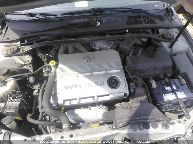 4T1CA30P24U004747 - 2004 TOYOTA CAMRY SOLARA SE/SLE ვერცხლისფერი ფოტო 10