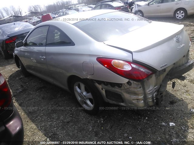 4T1CA30P24U004747 - 2004 TOYOTA CAMRY SOLARA SE/SLE ვერცხლისფერი ფოტო 3