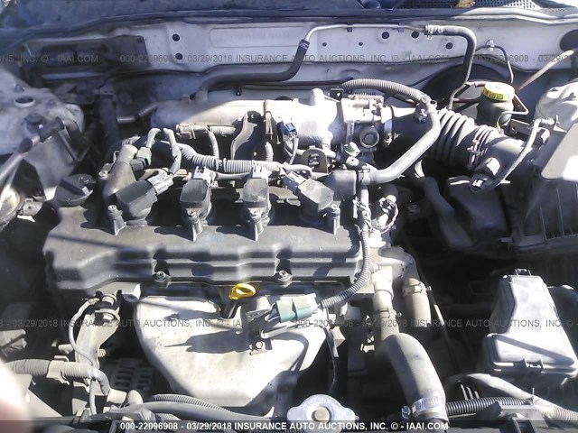 3N1CB51D03L775107 - 2003 NISSAN SENTRA XE/GXE WHITE photo 10