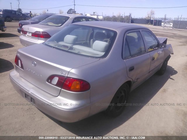 1NXBR12E7YZ369273 - 2000 TOYOTA COROLLA VE/CE/LE GOLD photo 4