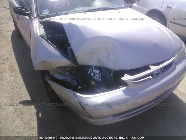 1NXBR12E7YZ369273 - 2000 TOYOTA COROLLA VE/CE/LE 金色 照片 6