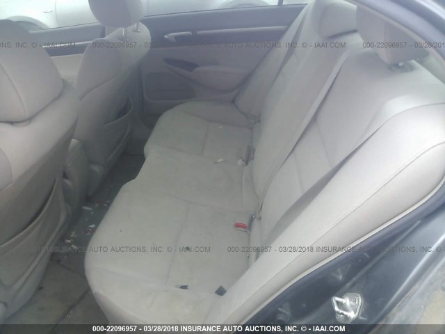 JHMFA3F20BS000880 - 2011 HONDA CIVIC HYBRID GRAY photo 8