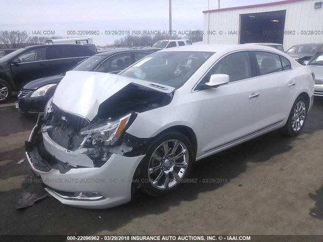 1G4GD5G34FF142661 - 2015 BUICK LACROSSE PREMIUM WHITE photo 2